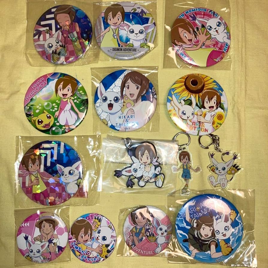 デジモン 八神ヒカリ&テイルモン 缶バッジ Amazon | デジモンアドベンチャー展 缶バッジ 八神ヒカリ
